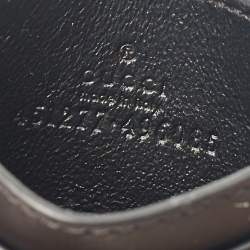 مملوكة مسبقًا Gucci Beige/Black GG Supreme Canvas and Leather Bee Card Holder  