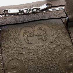 Pre Owned Gucci Jumbo GG Duffel Bag Small