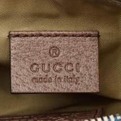 Gucci x The North Face Multicolor Print Nylon and Leather Belt Bag