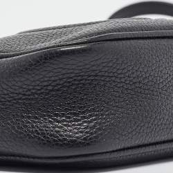 Pre Owned Gucci Black Leather Mini Soho Disco Shoulder Bag