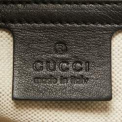 Gucci Black Guccissima Leather Large Emily Chain Shoulder Bag