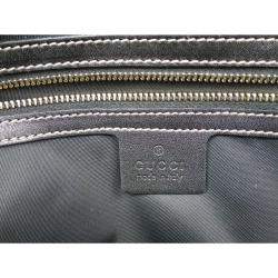 Pre Owned Gucci Black Coated Fabric Dialux Britt Boston Bag