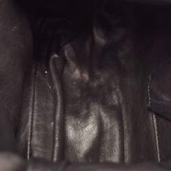 Pre Owned Gucci Metallic Blue/Black Leather and Python Galaxy Hobo