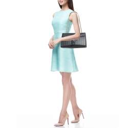 مملوكة مسبقًا Gucci Black Microguccissima Leather Medium Emily Chain Shoulder Bag