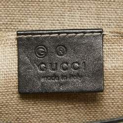 مملوكة مسبقًا Gucci Black Microguccissima Leather Medium Emily Chain Shoulder Bag