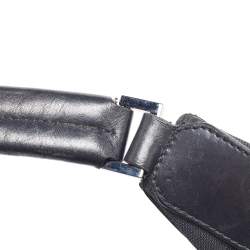 Pre Owned Gucci Black GG Canvas and Leather Hobo