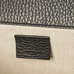 Pre Owned Gucci Black Leather Small Dionysus Shoulder Bag