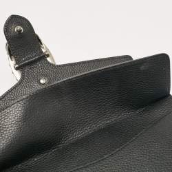 Pre Owned Gucci Black Leather Small Dionysus Shoulder Bag