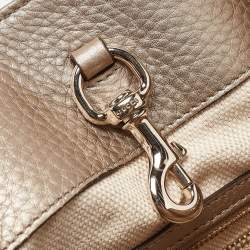 مملوكة مسبقًا حقيبة كتف غوتشي سوهو متوسطة سلسلة جلد لامع أحمر كرزي