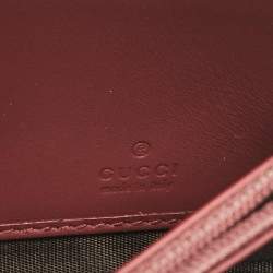 Gucci Multicolor GG Supreme Canvas and Leather Blooms Continental Wallet