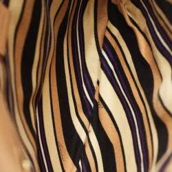 Pre Owned Gucci Tan Suede Medium Britt Tassel Hobo