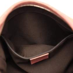 Gucci Pink Guccisssima Suede Abbey D-Ring Hobo