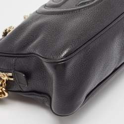 Gucci Black Leather Medium Soho Chain Shoulder Bag