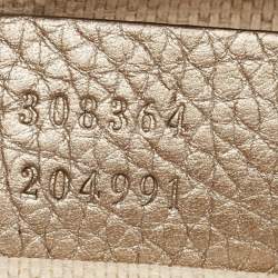 مملوكة مسبقًا Gucci Beige Leather Small Soho Disco Crossbody Bag