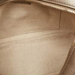 مملوكة مسبقًا Gucci Beige Leather Small Soho Disco Crossbody Bag