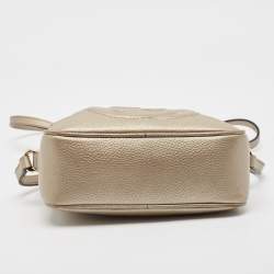 مملوكة مسبقًا Gucci Beige Leather Small Soho Disco Crossbody Bag