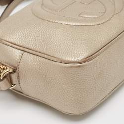 مملوكة مسبقًا Gucci Beige Leather Small Soho Disco Crossbody Bag