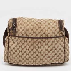 Gucci Beige/Ebony GG Canvas Original Baby Changing Bag