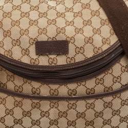 Gucci Beige/Ebony GG Canvas Original Baby Changing Bag