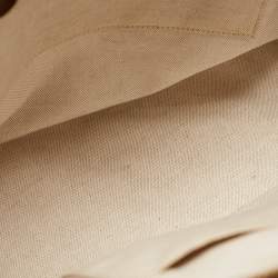 Pre Owned Gucci Brown/Beige GG Supreme Canvas Horsebit 1955 Satchel