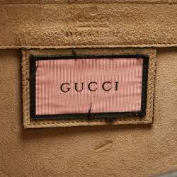 Pre Owned Gucci Red Leather Ghost Tote