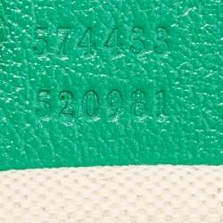 مملوكة مسبقًا Gucci Multicolor Straw and Leather GG Marmont Crochet Shoulder Bag