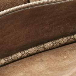 Pre Owned حقيبة كتف غوتشي ديونيسوس سويدي وكانفاس جي جي سوبريم بيج صغيرة