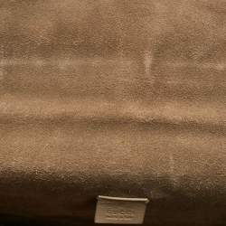 Pre Owned حقيبة كتف غوتشي ديونيسوس سويدي وكانفاس جي جي سوبريم بيج صغيرة