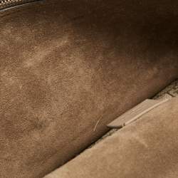 Pre Owned حقيبة كتف غوتشي ديونيسوس سويدي وكانفاس جي جي سوبريم بيج صغيرة