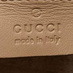 Pre Owned Gucci Beige GG Supreme Canvas and Suede Mini Dionysus Shoulder Bag