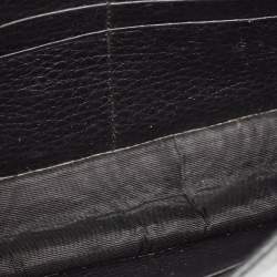 Gucci Black Leather Interlocking G Wallet On Chain