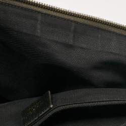 Gucci Beige/Metallic GG Canvas and Leather Abbey D-Ring Tote