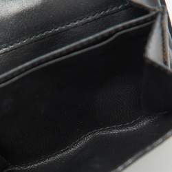 Gucci Brown Karung Leather Trifold Wallet