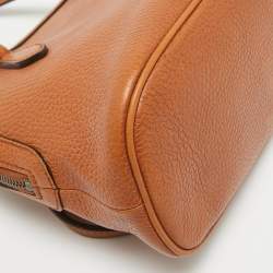 Pre Owned Gucci Brown Leather Mini Dome Satchel