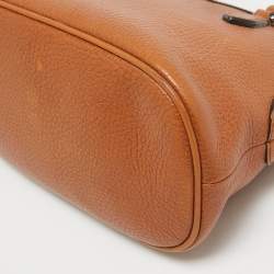 Pre Owned Gucci Brown Leather Mini Dome Satchel