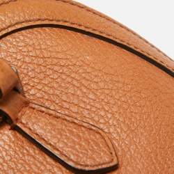 Pre Owned Gucci Brown Leather Mini Dome Satchel