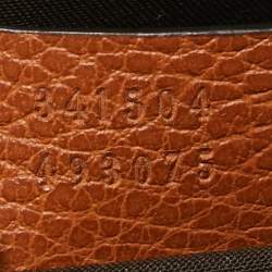 Pre Owned Gucci Brown Leather Mini Dome Satchel