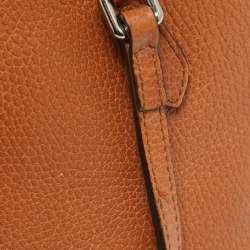 Pre Owned Gucci Brown Leather Mini Dome Satchel