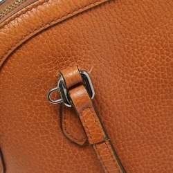 Pre Owned Gucci Brown Leather Mini Dome Satchel