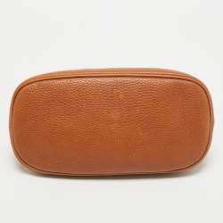 Pre Owned Gucci Brown Leather Mini Dome Satchel