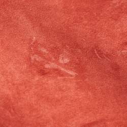 Pre Owned Gucci Red/Beige GG Supreme Canvas and Suede Small Dionysus Shoulder Bag