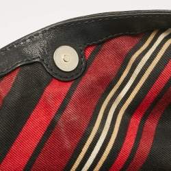 مملوكة مسبقًا Gucci Black Guccissima Leather Britt Shoulder Bag