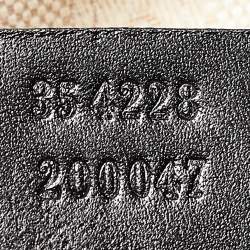 Pre Owned Gucci Black Diamante Leather Hilary Bucket Bag
