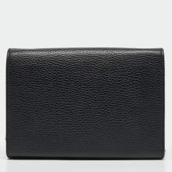 Gucci Black Leather Leather Dionysus Wallet On Chain