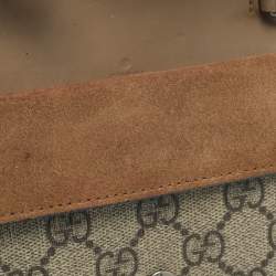 Pre Owned Gucci Beige Coated Canvas and Suede Super Mini Dionysus Crossbody Bag