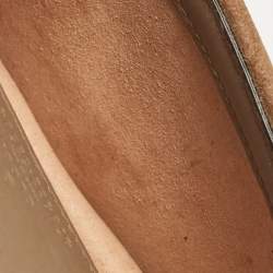 Pre Owned Gucci Beige Coated Canvas and Suede Super Mini Dionysus Crossbody Bag