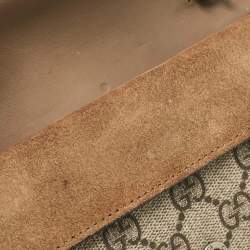 Pre Owned Gucci Beige Coated Canvas and Suede Super Mini Dionysus Crossbody Bag