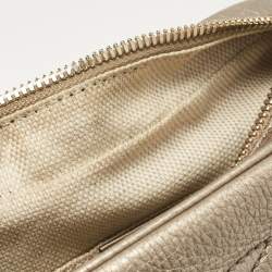 Pre Owned Gucci Beige Leather Small Soho Disco Crossbody Bag