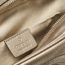 Pre Owned Gucci Beige Leather Small Soho Disco Crossbody Bag