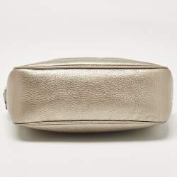 Pre Owned Gucci Beige Leather Small Soho Disco Crossbody Bag